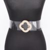 Clear PVC Belt with Metal Buckle – Gold-Clear or Silver-Clear
