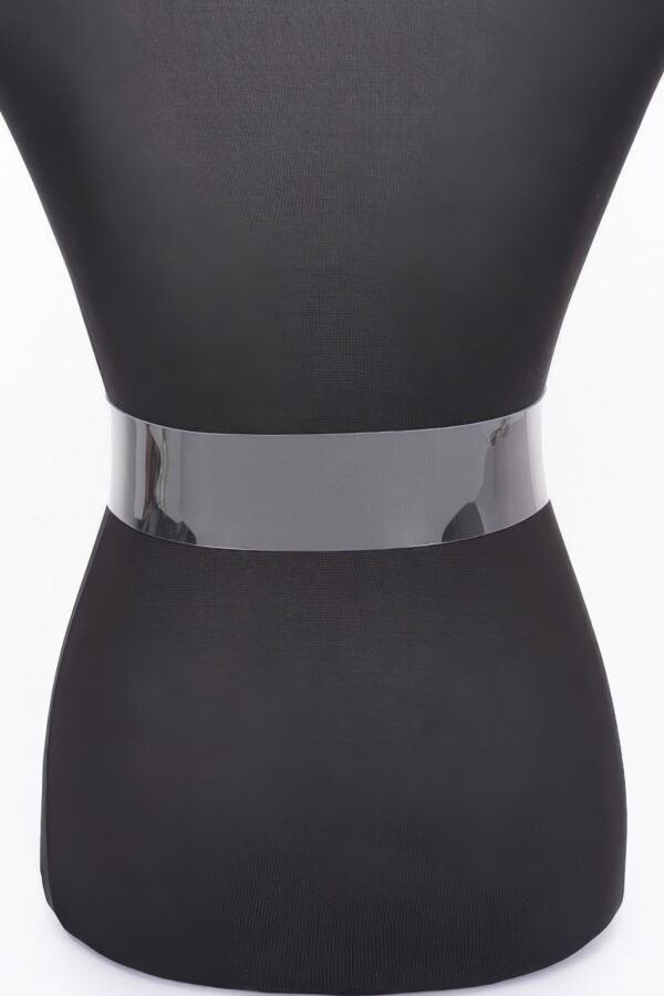Clear PVC Belt with Metal Buckle – Gold-Clear or Silver-Clear