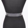 Clear PVC Belt with Rhinestone Buckle – Gold & Silver