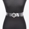 Clear PVC Belt with Rhinestone Buckle – Gold & Silver
