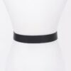 Faux Leather Belt with Metal Buckle – Black, Camel, Red