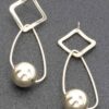 Gold Plated Metal Earring – 3″ Drop