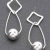 Gold Plated Metal Earring – 3″ Drop