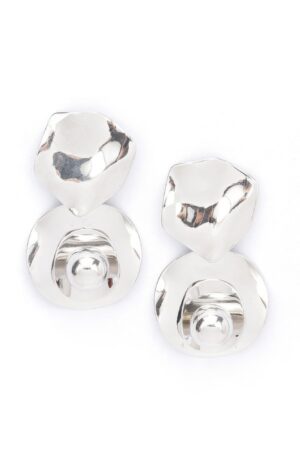 Gold Plated Metal Earring – 2.25″ Drop, Lightweight Minimalist