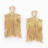 Gold-Plated Minimalist Drop Earrings – Gold or Silver