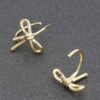 Gold-Plated Metal Earring – Minimalist Shine