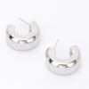 Gold-Plated Metal Earrings – Minimalist 1″ Design
