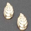 Gold-Plated Minimalist Metal Earring – Polished Finish