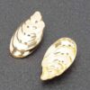 Gold-Plated Minimalist Metal Earring – Polished Finish