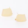 Gold-Plated Metal Stud Earring – Polished Minimalist