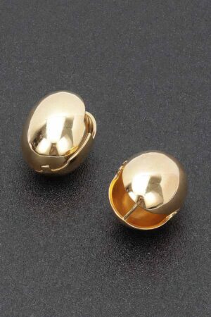 Vintage Gold-Plated Earring with Sterling Silver Post