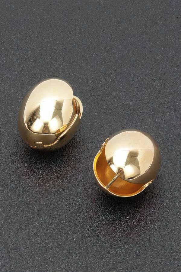Vintage Gold-Plated Earring with Sterling Silver Post