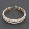 Rhinestone Bracelet with Clear Stones – Gold or Silver