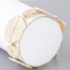 Multi Disc Hammered Bracelet – Gold or Silver