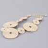 Multi Disc Hammered Bracelet – Gold or Silver