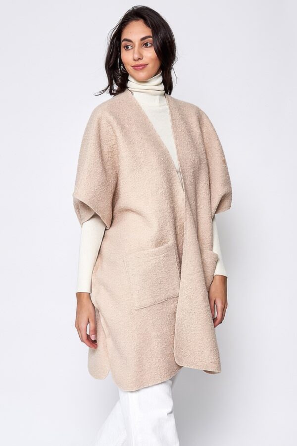 Open Front Pocket Kimono – Lightweight Draped Layer