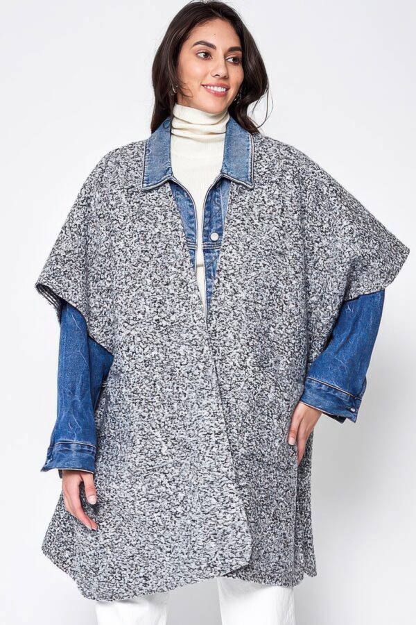 Open Front Pocket Kimono – Lightweight Draped Layer