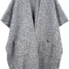 Open Front Pocket Kimono – Lightweight Draped Layer