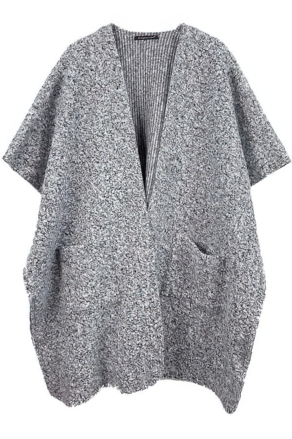 Open Front Pocket Kimono – Lightweight Draped Layer