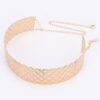 Metal Waist Belt – Polished Iron Finish (Gold, Silver)