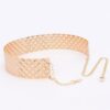 Metal Waist Belt – Polished Iron Finish (Gold, Silver)