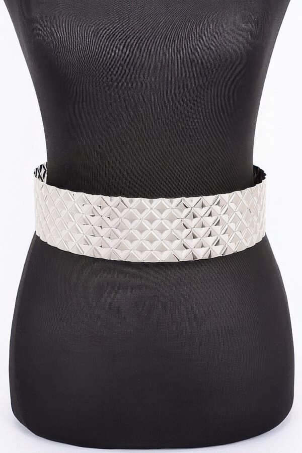 Metal Waist Belt – Polished Iron Finish (Gold, Silver)