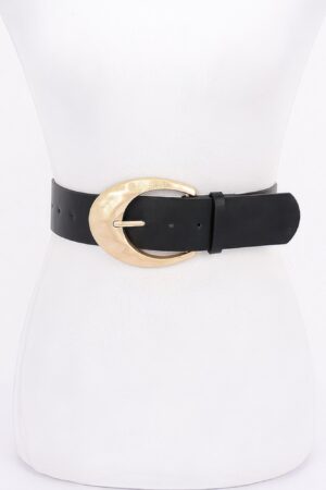 Metal Buckle PU Belt – Sleek Minimalist Belt