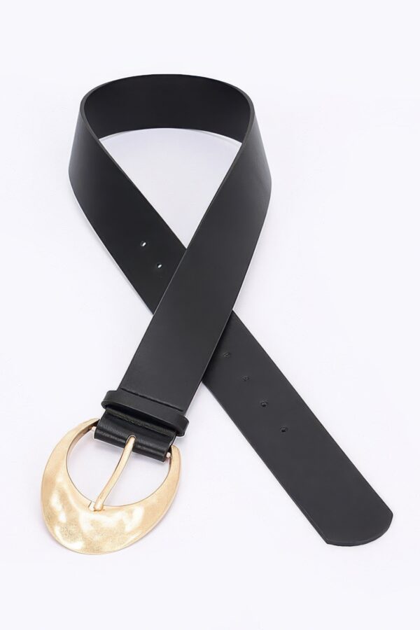 Metal Buckle PU Belt – Sleek Minimalist Belt
