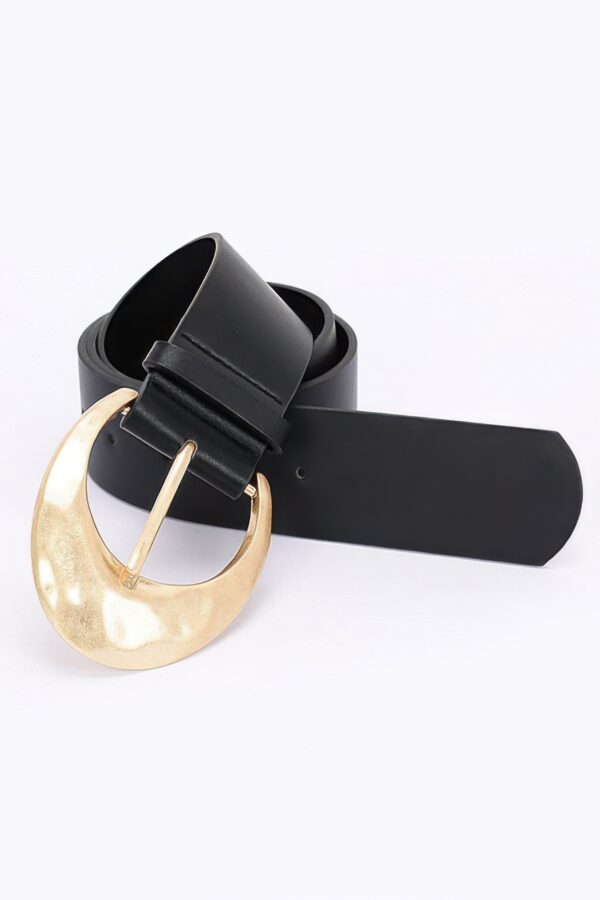 Metal Buckle PU Belt – Sleek Minimalist Belt