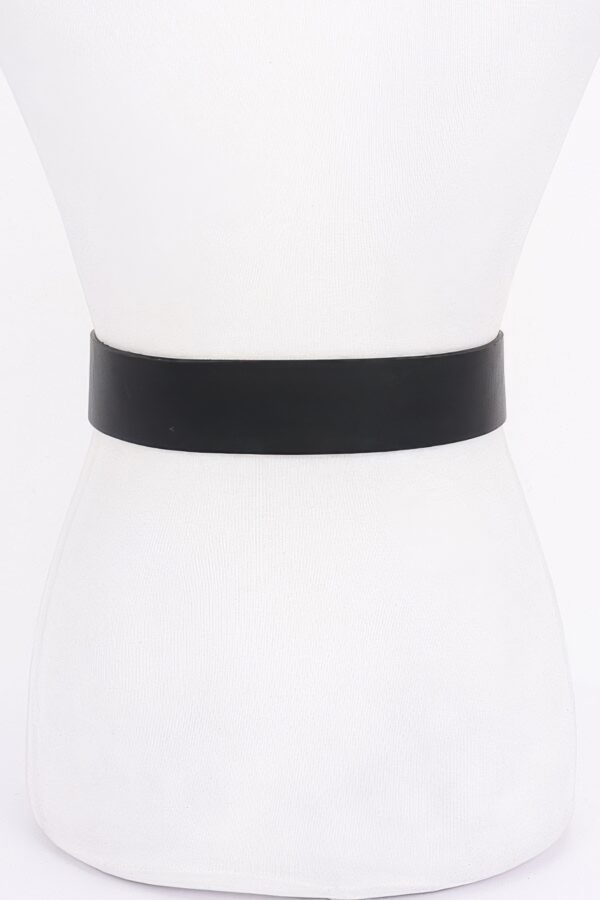 Metal Buckle PU Belt – Sleek Minimalist Belt