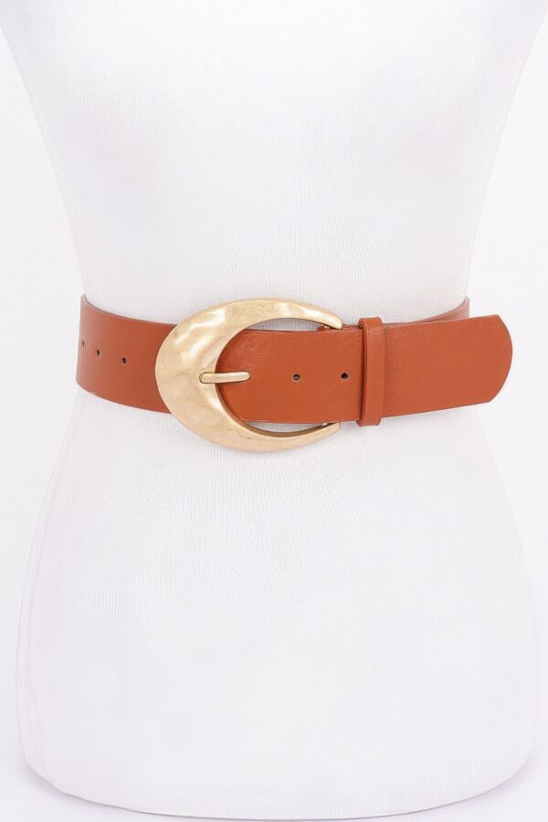 Metal Buckle PU Belt – Sleek Minimalist Belt