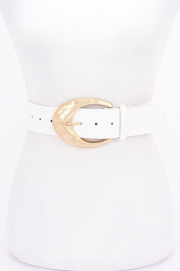 Metal Buckle PU Belt – Sleek Minimalist Belt