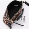 Faux Leather Leopard Crossbody Bag – Mixed Metal Accents