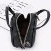 Faux Leather Sport Bag with Mixed Metal Accents
