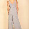 Sleeveless Tank Wide-Leg Jumpsuit – Scoop Neck