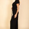 Relaxed Fit Top & High-Waist Wide-Leg Pants Set