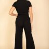 Relaxed Fit Top & High-Waist Wide-Leg Pants Set