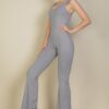 Flare-Leg Sports Jumpsuit – 4-Way Stretch