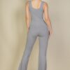 Flare-Leg Sports Jumpsuit – 4-Way Stretch