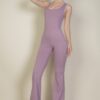 Flare-Leg Sports Jumpsuit – 4-Way Stretch