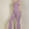 Flare-Leg Sports Jumpsuit – 4-Way Stretch