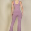 Flare-Leg Sports Jumpsuit – 4-Way Stretch