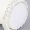 Triple Pillar Stone Beaded Bracelet – Gold, Silver