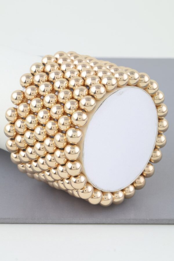 Multi Beaded Cuff Bracelet – Intricate Beadwork