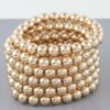 Multi Beaded Cuff Bracelet – Intricate Beadwork