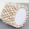 Multi Beaded Cuff Bracelet – Intricate Beadwork