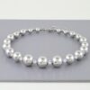 Rhinestone Beaded Choker Necklace – Gold & Silver