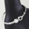 Twin Clock Wrap Bracelet – Double-Face Metal Cuff