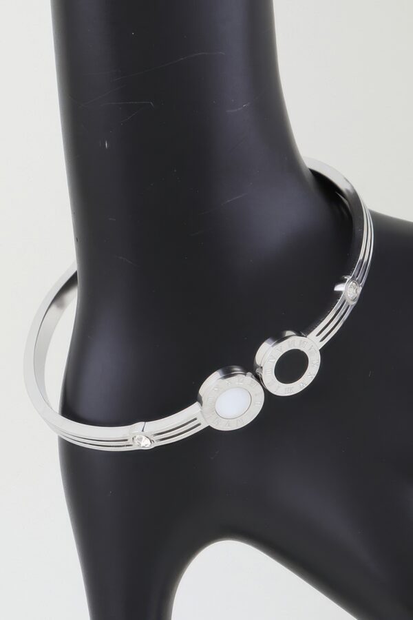 Twin Clock Wrap Bracelet – Double-Face Metal Cuff