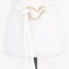 Metal Buckle Wrap Belt – Bold Buckle in Black, Camel, White